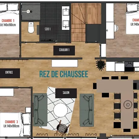 Garden - Maison Spacieuse Et Jardin - Proche Centre ゲストハウス ショレ