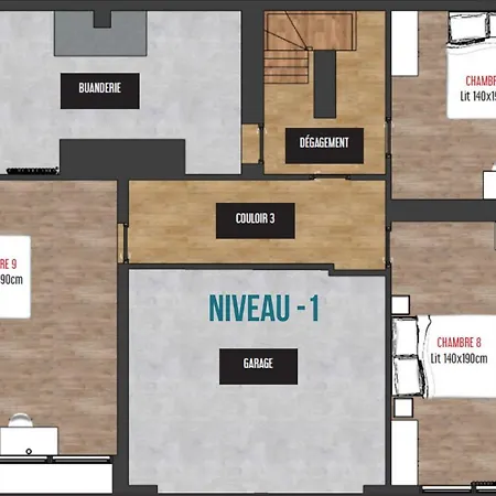 Garden - Maison Spacieuse Et Jardin - Proche Centre شوليه